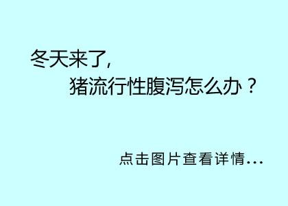 豬流行性腹瀉的預防與治療